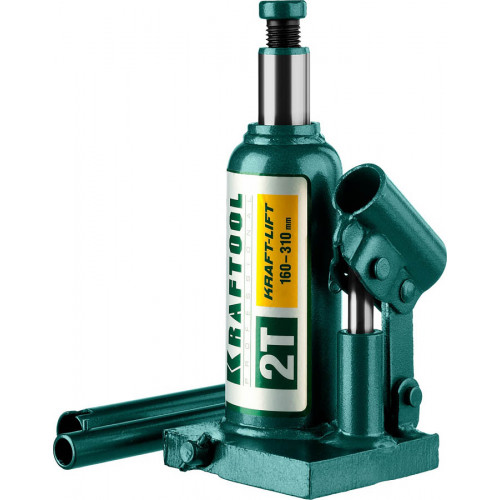 KRAFTOOL KRAFT-LIFT 2т, 160-310мм домкрат бутылочный гидравлический, KRAFT BODY