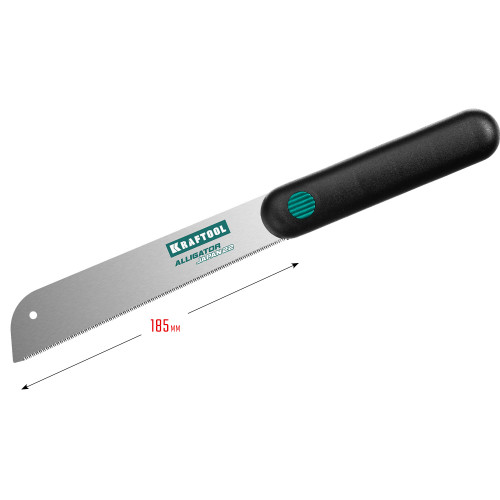 Ножовка по дереву (пила) ″KATRAN 22″ 185 мм x 0,3 мм, 22 TPI (1,15 мм) для сверхточных работ, KRAFTOOL