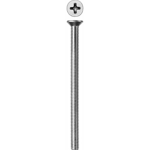 Винт DIN 965, M5 x 70 мм, 5 кг, кл. пр. 4.8, оцинкованный, ЗУБР