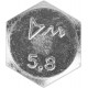 Болт ГОСТ 7798-70, M12 x 30 мм, 5 кг, кл. пр. 5.8, оцинкованный, ЗУБР