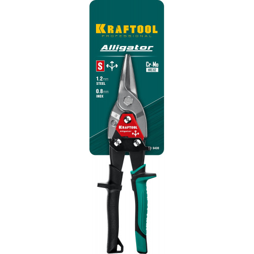 KRAFTOOL Alligator Прямые ножницы по металлу, 250 мм
