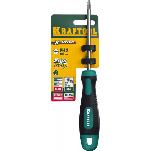 KRAFTOOL Х-Drive PH2x100 отвертка
