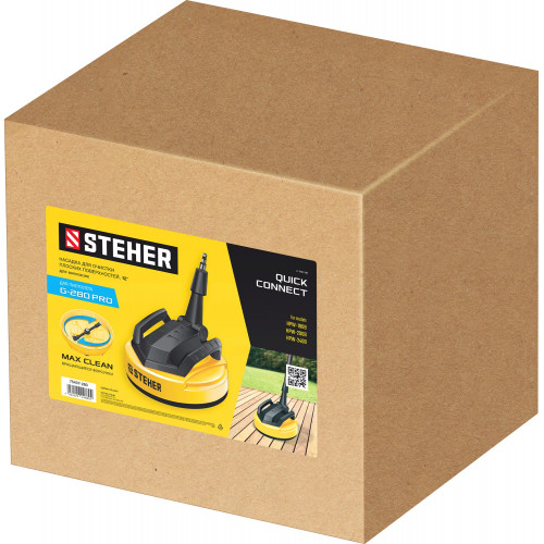 STEHER для пистолета G-280 PRO, 12″, насадка для очистки плоских поверхностей (75407-280)