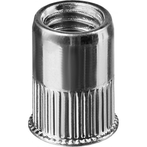 Резьбовые заклепки Nut-R, М8, 250 шт, стальные с насечками, уменьш. бортик, Kraftool