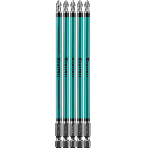 Optimum Line Биты, PH2, 150 мм, тип хвостовика E 1/4″, 5 шт в блистере, KRAFTOOL