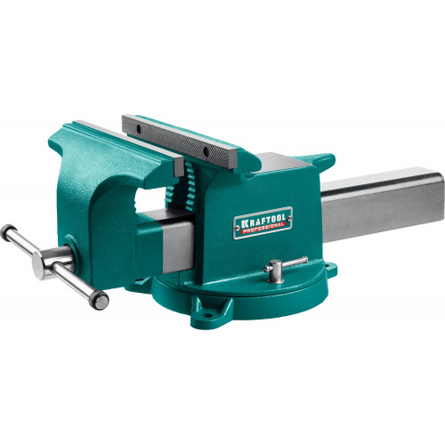KRAFTOOL STEEL, 250 мм, стальные слесарные тиски