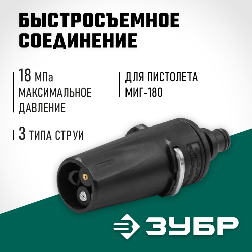 Насадка ЗУБР 3 режима, для минимоек с пистолетом МИГ-180