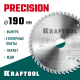 KRAFTOOL PRECISSION 190х30мм 48Т, диск пильный по дереву