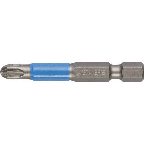 Биты STAYER ″PROFI″, хвостовик E 1/4″, PZ №3, 50мм, 2шт