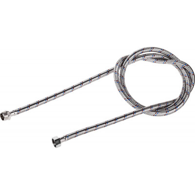 Подводка гибкая ЗУБР для воды, оплетка из нержавеющей стали, г/ш 1/2″ - 2м