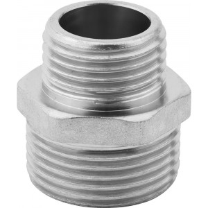 Бочонок ЗУБР ″ЭКСПЕРТ″ переходной, никелированная латунь, 1/2″-3/4″