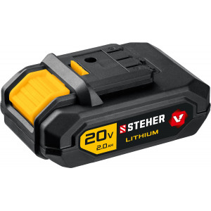 STEHER 20В, Li-Ion, 2 Ач, тип V1, аккумуляторная батарея. V1-20-2