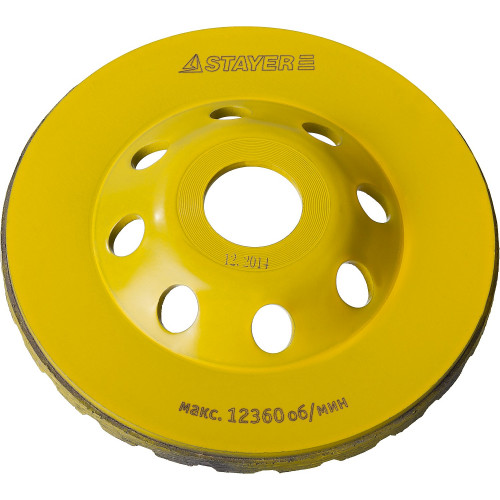 Сегментированная алмазная чашка STAYER Turbo-Plus d 115 мм