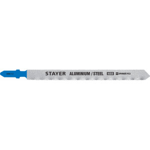 STAYER T318A, полотна для эл/лобзика, HSS, по металлу (1-3мм), Т-хвостовик, шаг 1,2мм, 110мм, 2шт, STAYER Professional