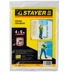 Пленка STAYER ″STANDARD″ защитная укрывочная, HDPE, 7 мкм, 4 х 5 м