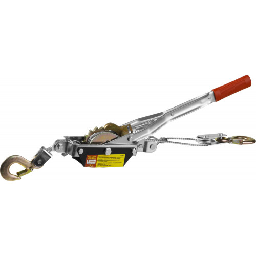 Лебедка STAYER ″MAXPull″ рычажная, тросовая, 1т/1,8м