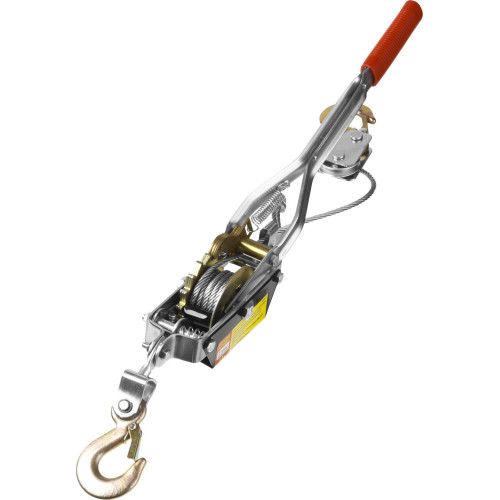 Лебедка STAYER ″MAXPull″ рычажная, тросовая, 1т/1,8м