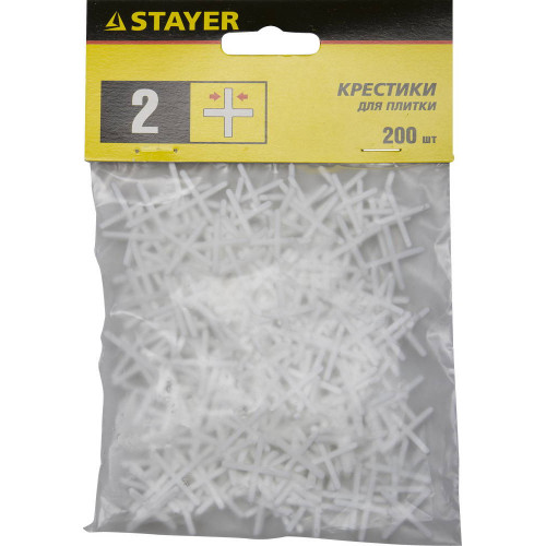 STAYER 2мм крестики для плитки, 200шт