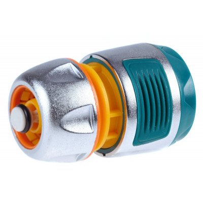 RACO PROFI-PLUS 1/2″, с автостопом, соединитель усиленный быстросъемный для шланга, из металла с TPR