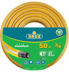 Поливочный шланг RACO COMFORT 3/4″ 50 м 25 атм трёхслойный армированный