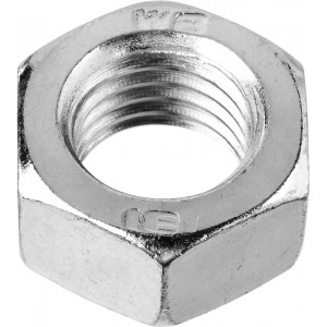 Гайка ГОСТ 5927-70, M20, 1 шт, кл. пр. 6, оцинкованная, ЗУБР