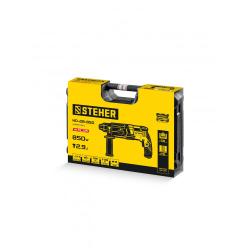 STEHER 28 мм, 850 Вт, перфоратор SDS Plus (HD-28-850)