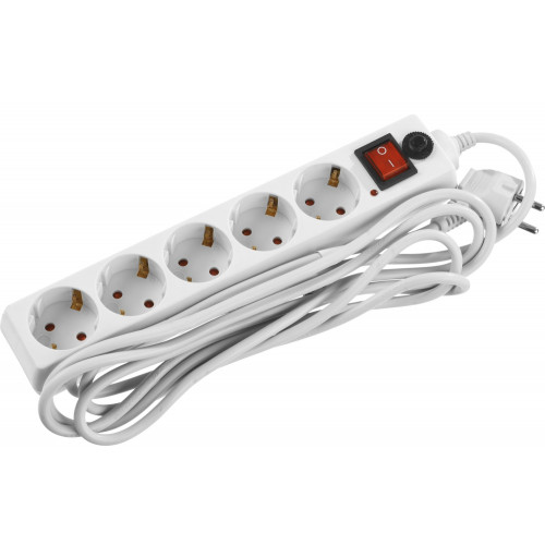 Сетевой фильтр STAYER ″MASTER″ MAXElectro электрический, 5 гнезд, макс. мощн. 2200 Вт, 3м
