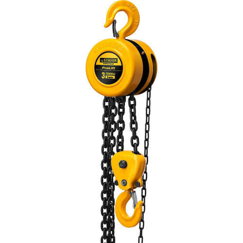 Таль цепная ″PROLift″ шестеренная, STAYER Profi 4308-3, 3т / 3м