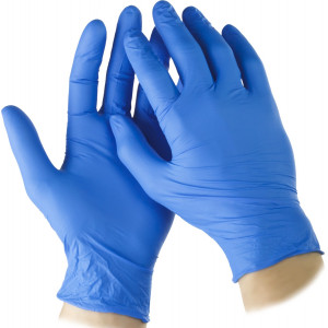 Перчатки STAYER ″PROFI″ нитриловые экстратонкие, S, 100шт