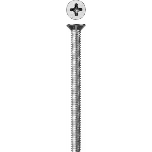 Винт DIN 965, M6 x 70 мм, 5 кг, кл. пр. 4.8, оцинкованный, ЗУБР