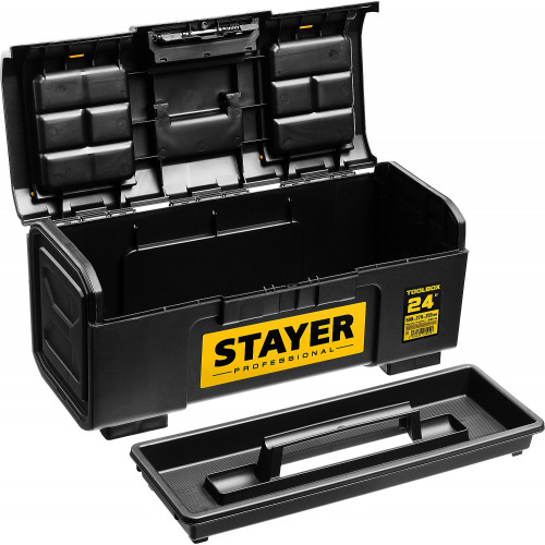 Ящик для инструмента ″TOOLBOX-24″ пластиковый, STAYER Professional