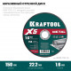 KRAFTOOL X5 Metal 150x1.6 мм по металлу отрезной диск для УШМ (36255-150-1.6)