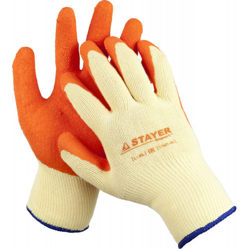 STAYER HARD PRO, размер L-XL, рельефные особопрочные противоскользящие перчатки