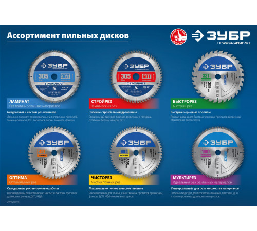 ЗУБР Мультирез 185 x 20мм 60Т, диск пильный по алюминию