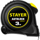 STAYER АutoLock 3м / 16мм рулетка с автостопом