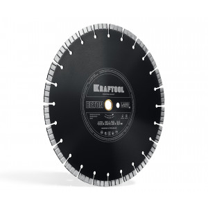 KRAFTOOL BETON 450 мм (25.4/20 мм, 12х3.8 мм), алмазный диск (36686-450)