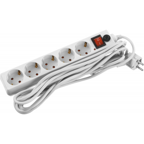 Сетевой фильтр STAYER ″MASTER″ MAXElectro электрический, 5 гнезд, макс. мощн. 2200 Вт, 5м