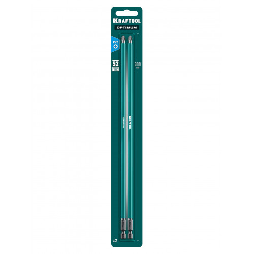 KRAFTOOL OPTIMUM PZ 2, 300 мм, 2 шт, биты (26124-2-300-2)
