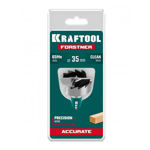 KRAFTOOL FORSTNER d 35 мм, cверло Форстнера (29950-35)