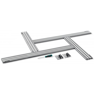 KRAFTOOL KRAFTFLEX MFS-700-1000 мм, 4шт, шаблон фрезерный в комплекте с 2 упорами (32810)