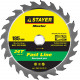 STAYER Fast Line 185 x 20мм 24Т, диск пильный по дереву, быстрый рез