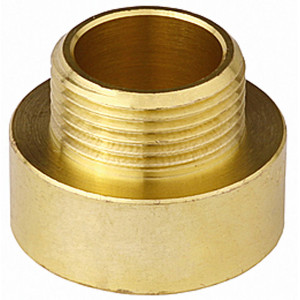 Переходник GENERAL FITTINGS удлиненный цилиндрический, латунь, 1″ х 3/4″