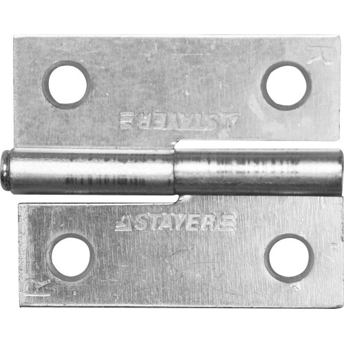 Петля дверная STAYER ″MASTER″ разъемная, цвет белый цинк, правая, 50мм