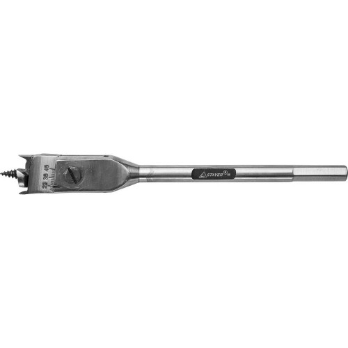 Сверло перовое по дереву, регулируемое, STAYER Professional 2951-22-76, d=22-76мм
