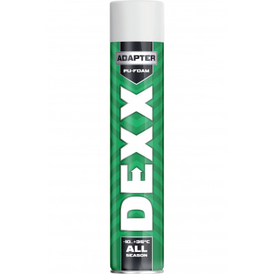 DEXX ADAPTER, 750 мл, адаптерная, выход до 25 л, монтажная пена (41123)