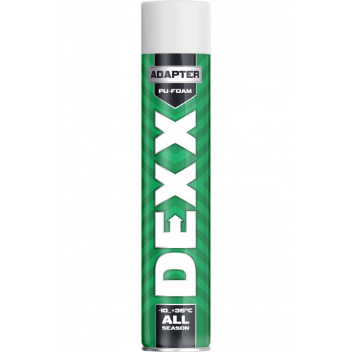 DEXX ADAPTER, 750 мл, адаптерная, выход до 25 л, монтажная пена (41123)