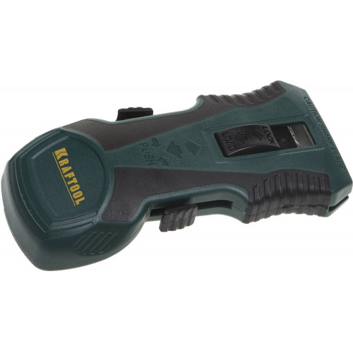 Скребок ″Safety″ 2 в 1, KRAFTOOL 08543, двухкомпонентный корпус, тип лезвия H01, пластиковое лезвие в комплекте
