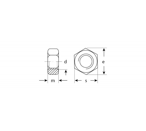 Гайка ГОСТ 5927-70, M20, 5 кг, кл. пр. 6, оцинкованная, ЗУБР