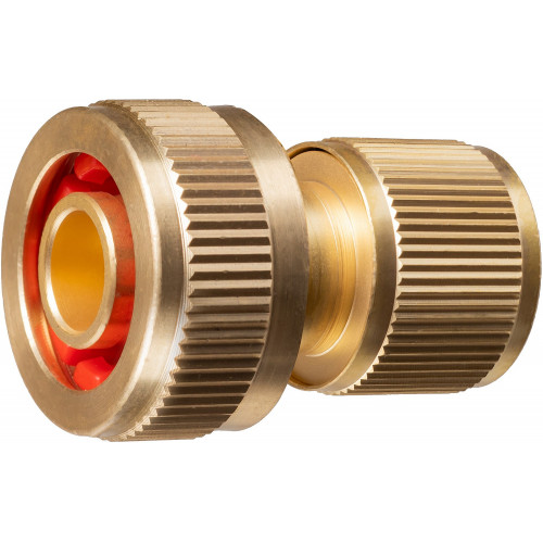 GRINDA PROLine BC-34A, 3/4″, с автостопом, соединитель быстросъёмный для шланга, из латуни