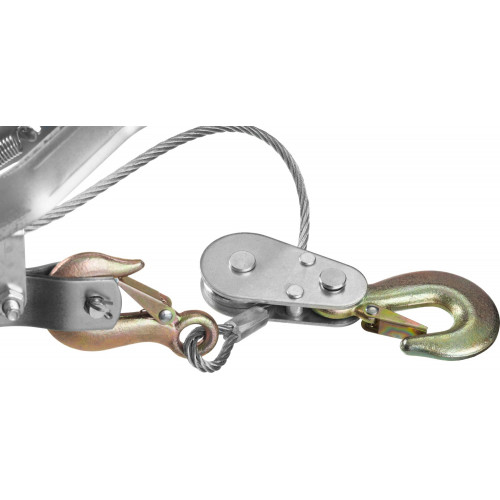 Лебедка STAYER ″MAXPull″ рычажная, тросовая, 4т/3м
